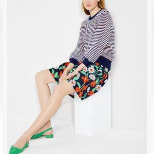 Kate Spade Daisy Vines Flounce Skirt 10